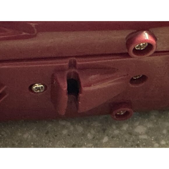 Barbie Chelsea Vespa Model Scooter Bike Toy Maroon Plastic 2002 Play Kids - Picture 4 of 4